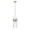 Z-Lite Fontaine 3 Light Pendant, Brushed Nickel & Clear 3035P9-BN - alternate 8